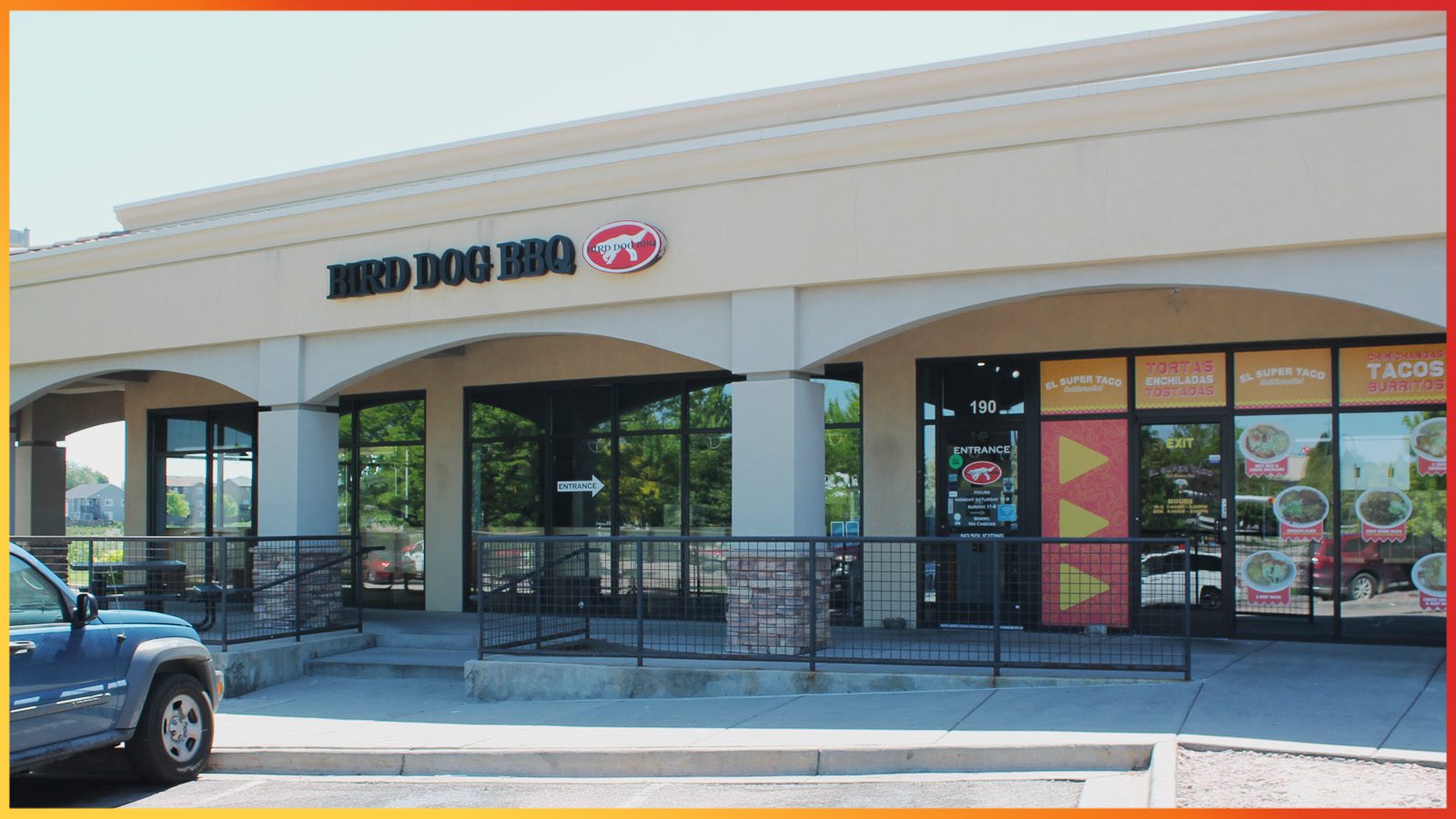 Bird Dog BBQ Fountain Location Exterior